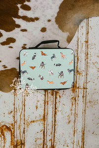 Cow Dogs Lunch Box in Mint