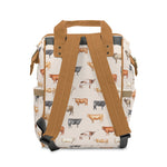 Load image into Gallery viewer, Beef Cows Diaper Bag in Cream

