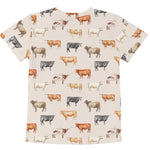 Load image into Gallery viewer, Beef Cows Little Kids Tee in Cream
