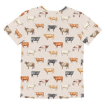 Load image into Gallery viewer, Beef Cows Big Kids Tee in Cream
