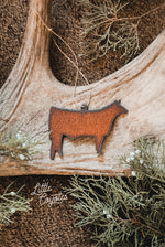 Load image into Gallery viewer, Rustic Western Metal Christmas Ornaments
