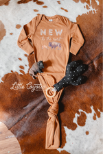 Load image into Gallery viewer, New to the Herd Infant Gown
