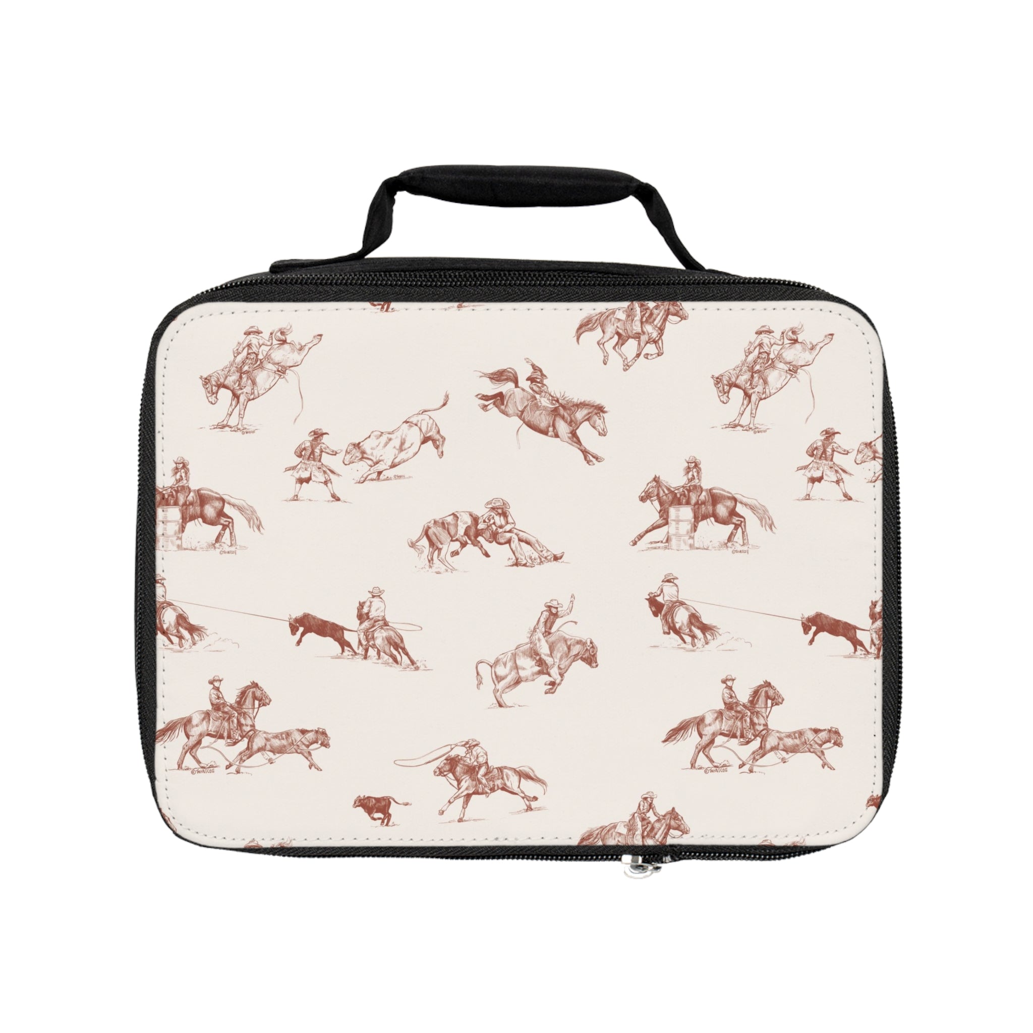 "Take Me To The Rodeo" Lunch Box in Cream