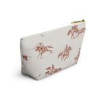 Load image into Gallery viewer, Take Me to the Rodeo Pencil Pouch in Cream
