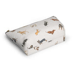 Load image into Gallery viewer, Cow Dogs Pencil Pouch in Cream
