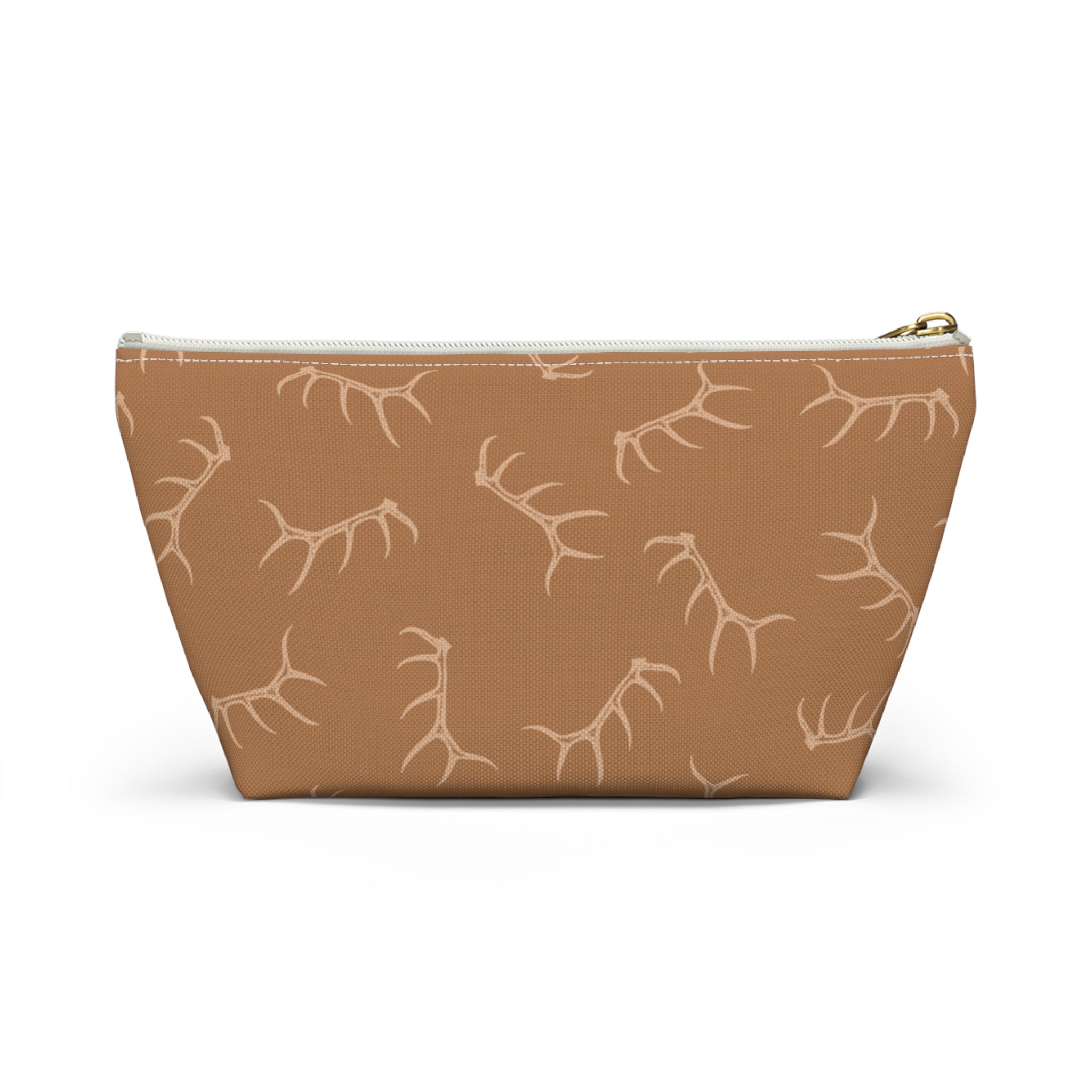 Elk Shed Pencil Pouch in Saddle