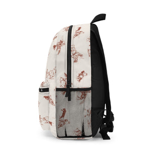 "Take Me to the Rodeo" Backpack in Cream