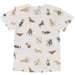 Load image into Gallery viewer, Cow Dogs Little Kids Tee in White
