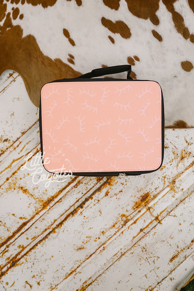 Elk Shed Lunch Box in Peachy Pink