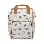 Load image into Gallery viewer, Cow Dogs Diaper Bag in Cream
