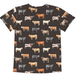 Load image into Gallery viewer, Beef Cows Little Kids Tee in Black
