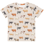 Load image into Gallery viewer, Beef Cows Little Kids Tee in Cream

