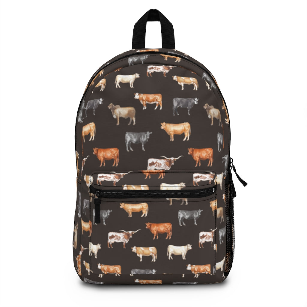 Beef Cows Backpack in Black