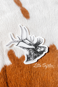 Elk Bugling Sticker