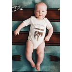 Load image into Gallery viewer, “Cowhorse” Graphic Bodysuit in Oatmeal

