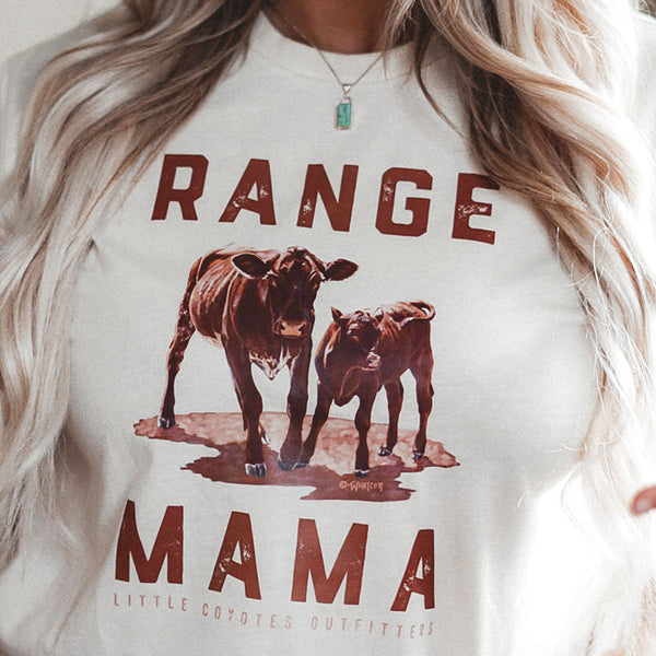 Range Mama Graphic Tee in Cream